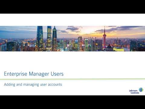 Enterprise Manager Users NEW