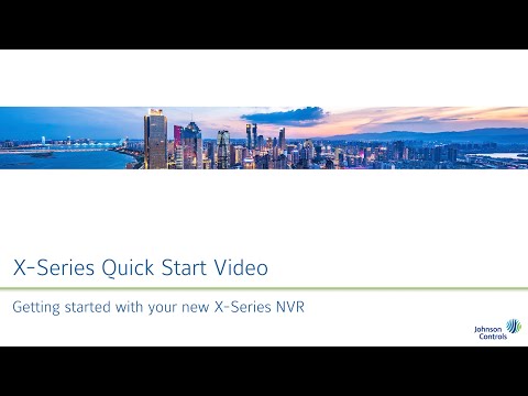 exacqVision X-Series Quick Start Video